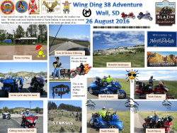 It had rained last night. By the time we got to Sturgis for lunch, the