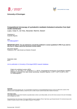 Computational microscopy of cyclodextrin mediated cholesterol