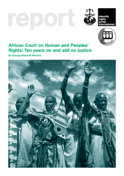 Download: African Court on Human and Peoples` Rights: Ten years