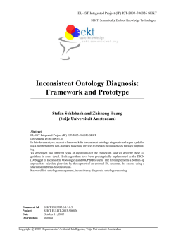 Inconsistent Ontology Diagnosis: Framework and