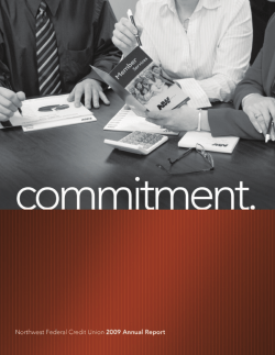 2009 - Northwest Federal Credit Union