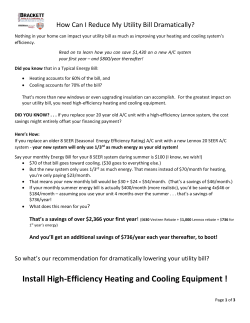 How Can I Reduce My Utility Bill Dramatically?