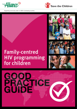 Family-centred HIV programming for children