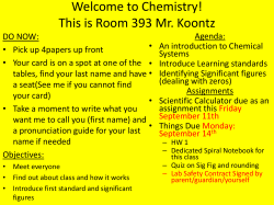 Significant Figures and Scientific Notation