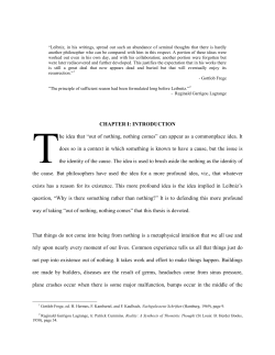Nihil Est Sine Ratione: A Defense of the Principle of Sufficient Reason