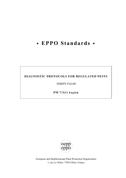 european and mediterranean plant protection organization