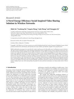 A Novel Energy-Efficiency Social-Inspired Video Sharing Solution in