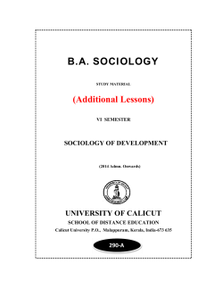 sociology of development