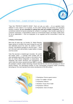 TETRA PAK – CASE STUDY E