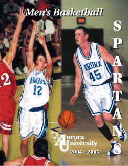 Media Guide - Aurora University