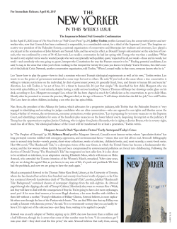 April 10, 2017 - The New Yorker