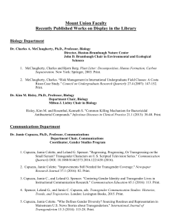 Mount Union Faculty Publications