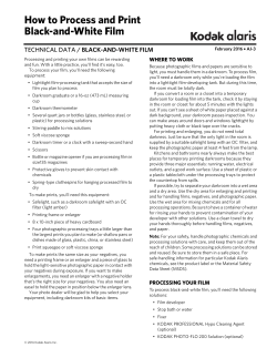 How to Process and Print Black-and-White Film