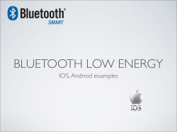 Bluetooth Low Energy