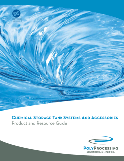 Chemical Storage Tank Systems And Accessories