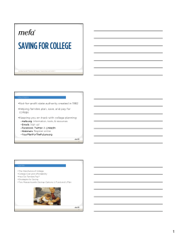 Saving for college