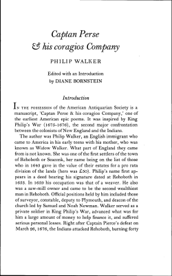 Captan Perse his coragios Company