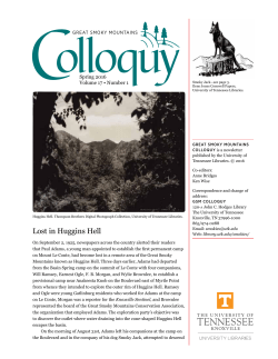 Vol. 17, No. 1 - lib.utk.edu - The University of Tennessee, Knoxville