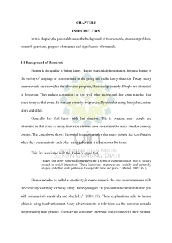 CHAPTER I INTRODUCTION In this chapter, the paper elaborates