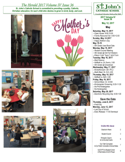 St John`s Newsletter May 12, 2017.pub
