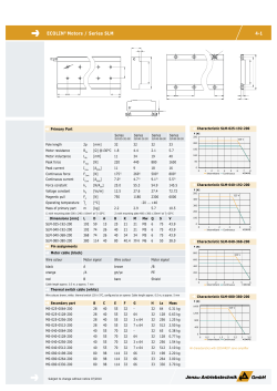 ECOLIN&Scaron; Motors / Series SLM 4-1
