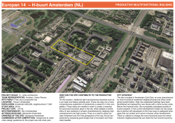 Europan 14 &ndash; H-buurt Amsterdam (NL)