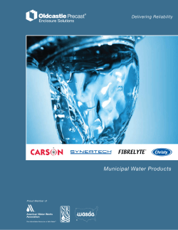 Municipal Water Products - Oldcastle Enclosure Solutions