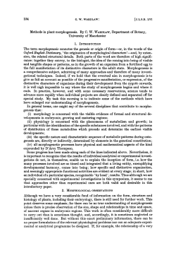 Methods in plant morphogenesis.