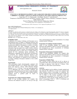 Analytical method development and validation for simultaneous