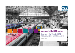 Network Rail Monitor Quarters 3-4 2015-16
