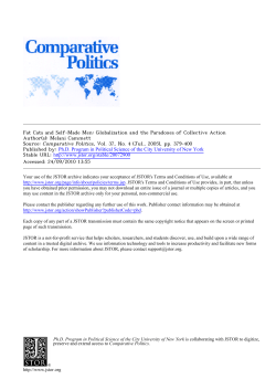 Fat Cats and Self-Made Men: Globalization and