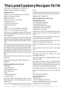 The Land Cookery Recipes 15/16