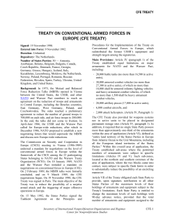 cfe treaty