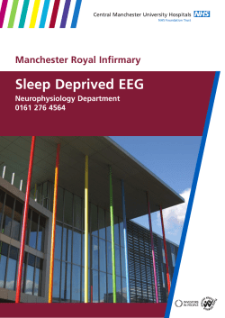 Sleep Deprived EEG - Central Manchester University Hospitals
