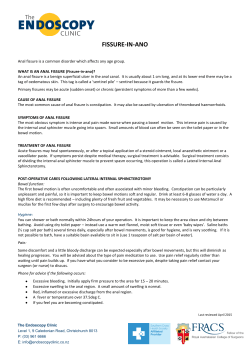 fissure-in-ano - The Endoscopy Clinic