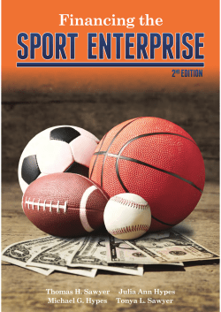 Financing the - Sagamore Publishing