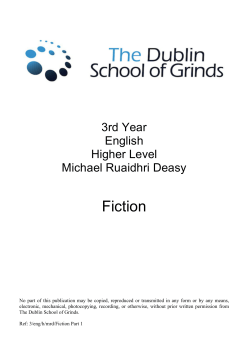 Fiction - The Dublin School of Grinds