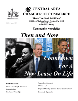 SCACCNewsJan 09 - Central Area Chamber of Commerce