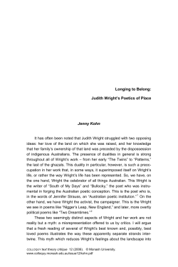 Longing to Belong - Monash Arts