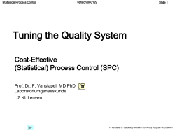 Statistical Process Control
