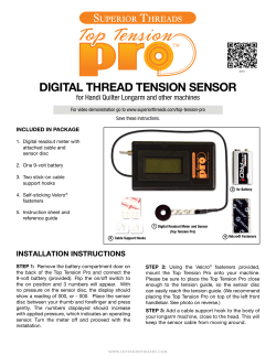 digital thread tension sensor