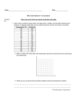 8th Grade Quarter 4 Assessment