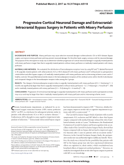 Progressive Cortical Neuronal Damage and Extracranial