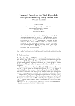 Improved Bounds on the Weak Pigeonhole Principle and Infinitely