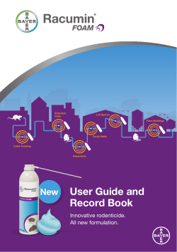 Racumin foam user guide