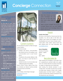January 2016  - Eighth Avenue Place