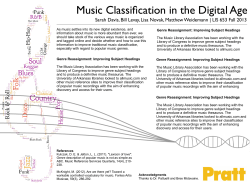 Music Digital Cataloging