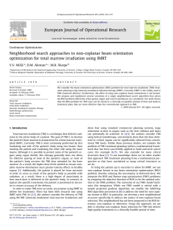 Neighborhood search approaches to non-coplanar beam