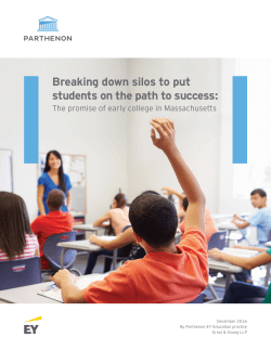 Breaking down silos to put students on the path to success