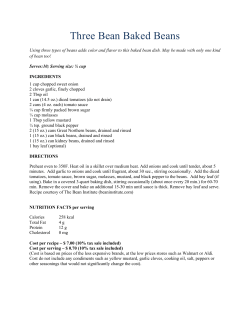 Three Bean Baked Beans